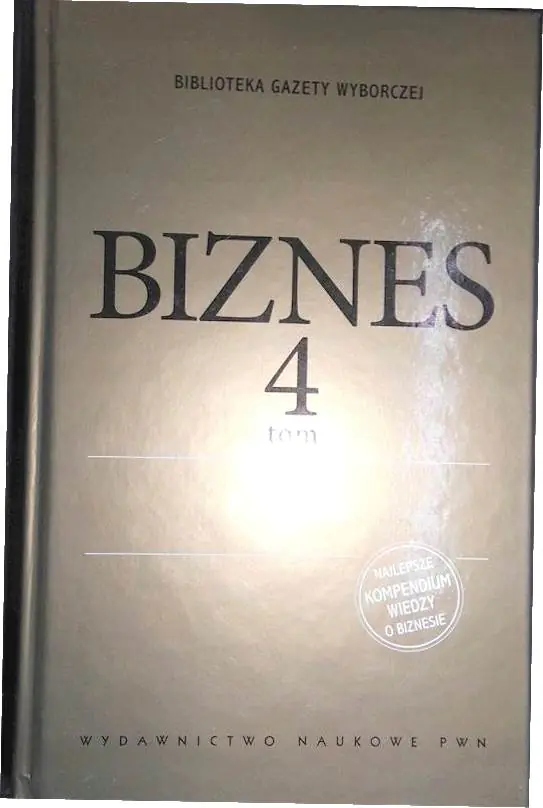 Książka - Biznes. Tom 4. Finanse