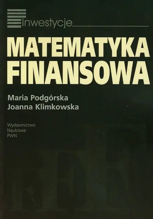 Książka - Matematyka finansowa