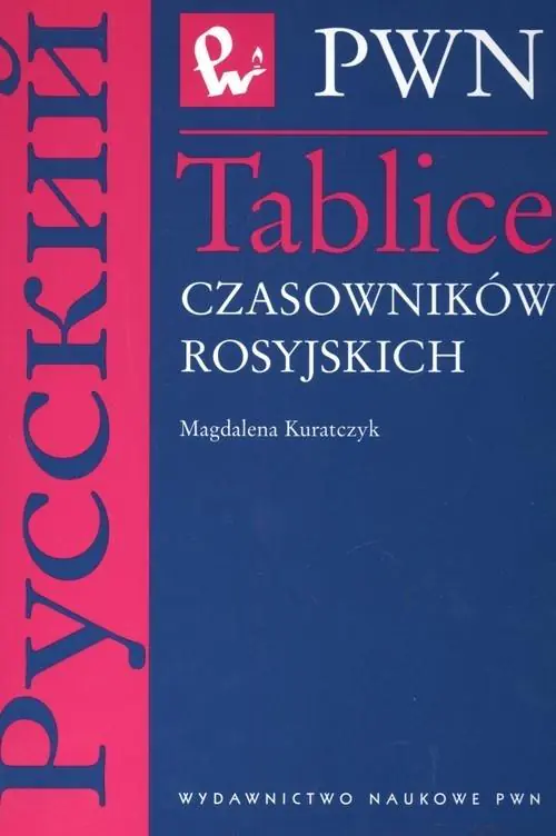 Książka - Tablice Czasowników Rosyjskich