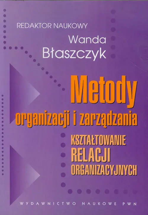 Książka - Metody organizacji i zarządzania