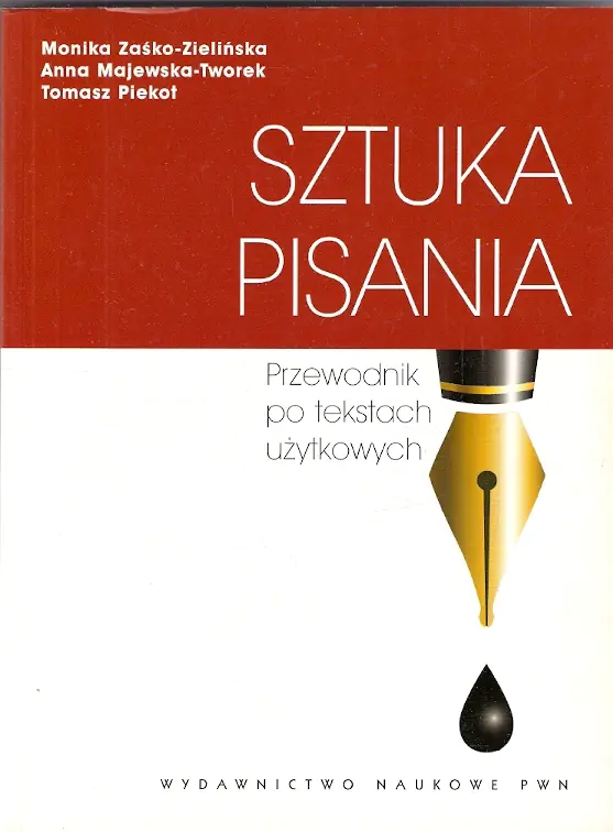Książka - Sztuka pisania