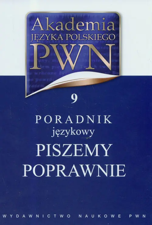 Książka - Akademia Języka Polskiego PWN Tom 9