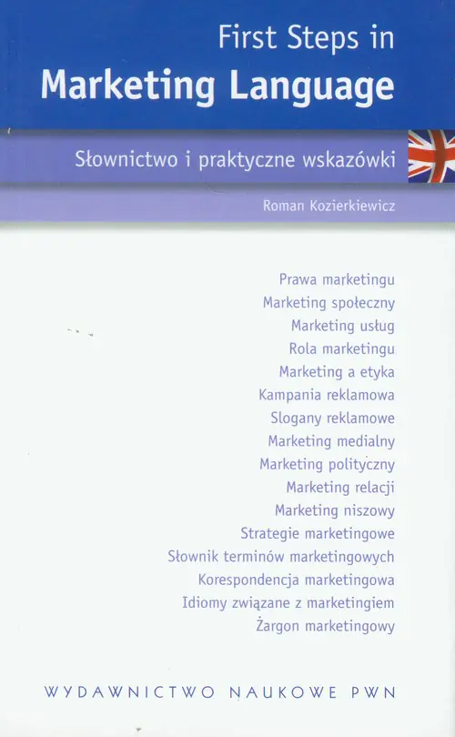 Książka - First Steps in Marketing Language - Roman Kozierkiewicz - 