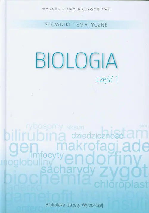 Książka - Słownik tematyczny. T.6. Biologia 1