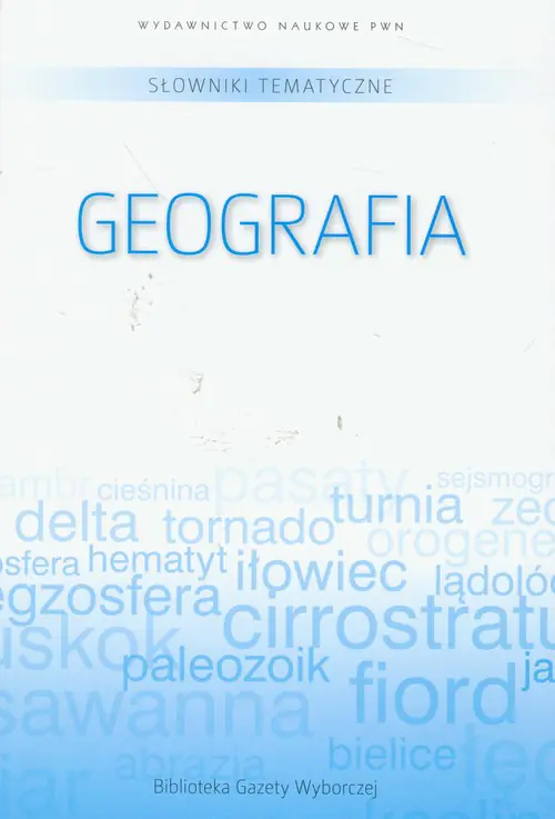 Książka - Słowniki tematyczne. Tom 5. Geografia