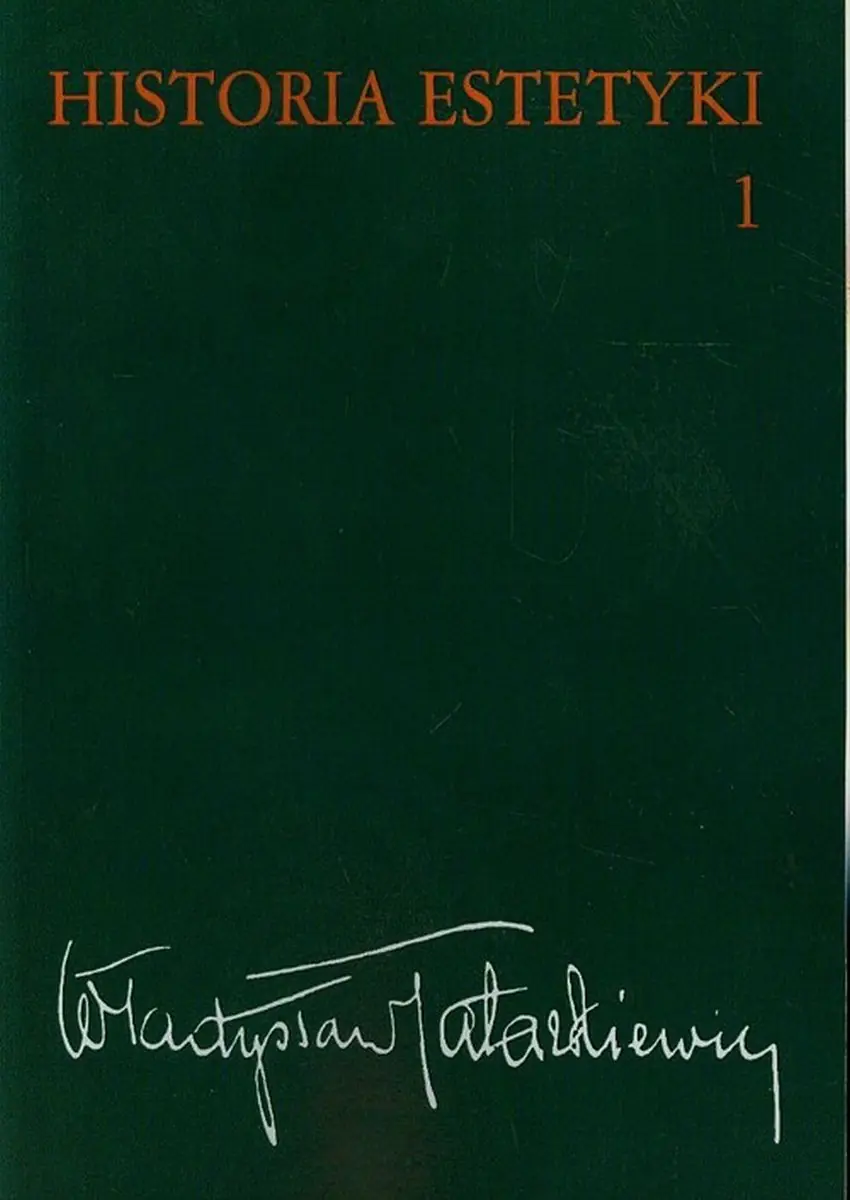 Książka - Historia estetyki. Tom 1