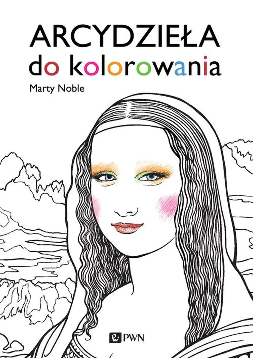 Książka - Arcydzieła do kolorowania