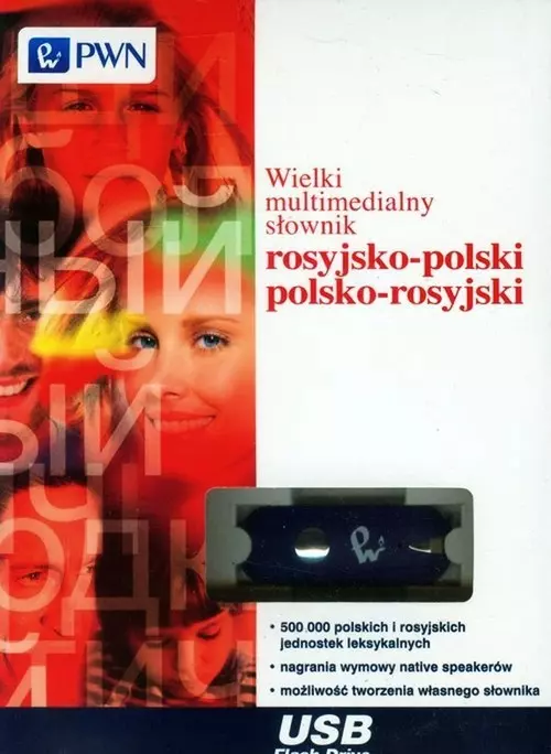 Książka - PenDrive Wielki multimedialny słownik rosyjsko-polski polsko-rosyjski