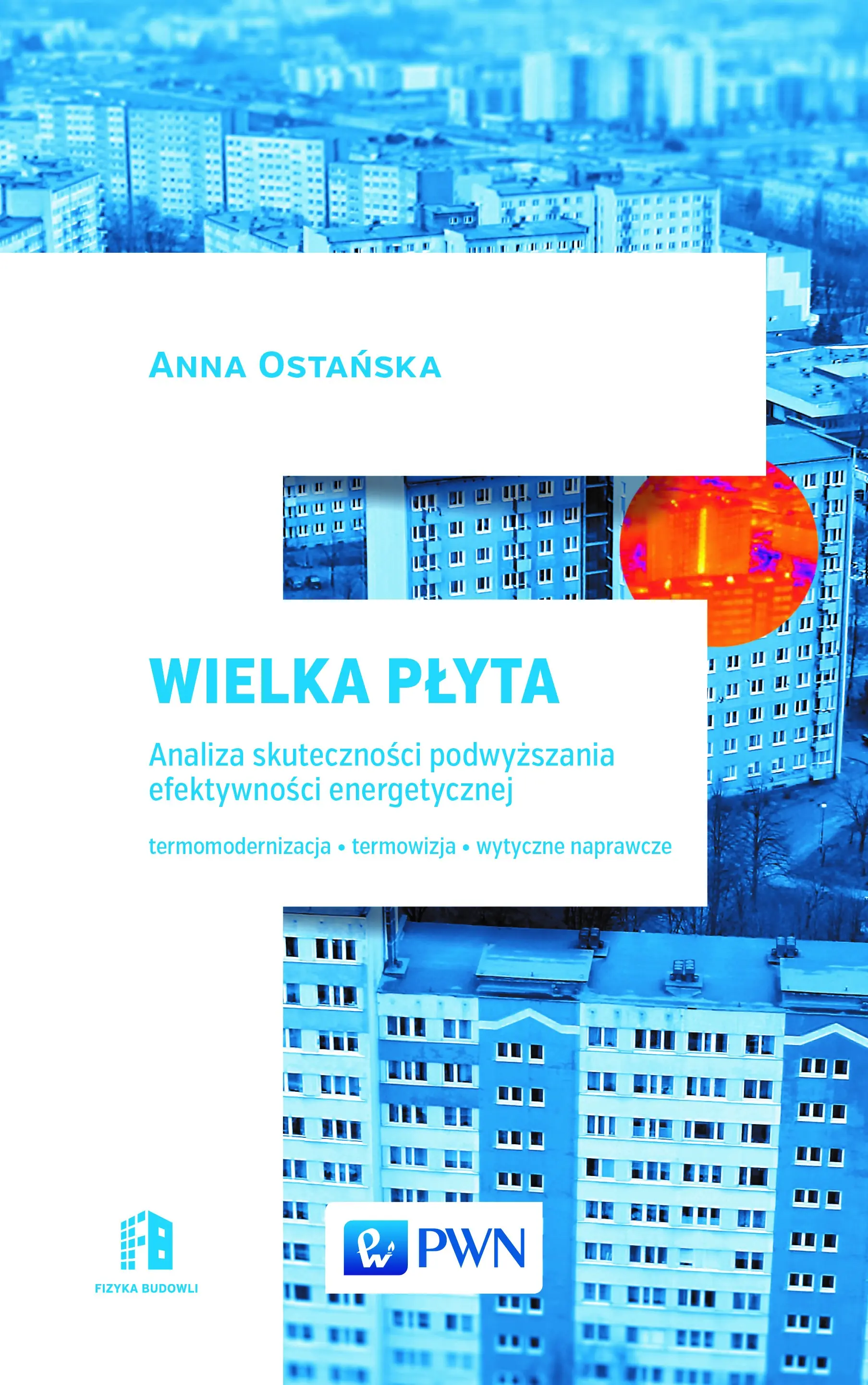 Książka - Wielka płyta. Analiza skuteczności podwyższania efektywności energetycznej. Termomodernizacja, termowizja, wytyczne naprawcze