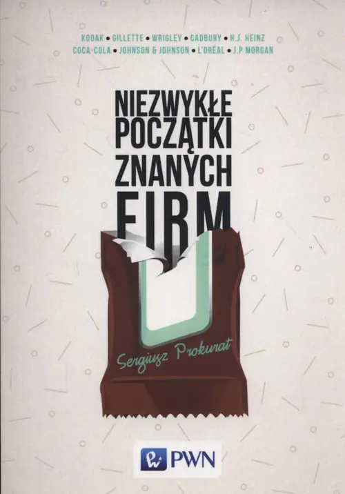 Książka - Niezwykłe początki znanych firm