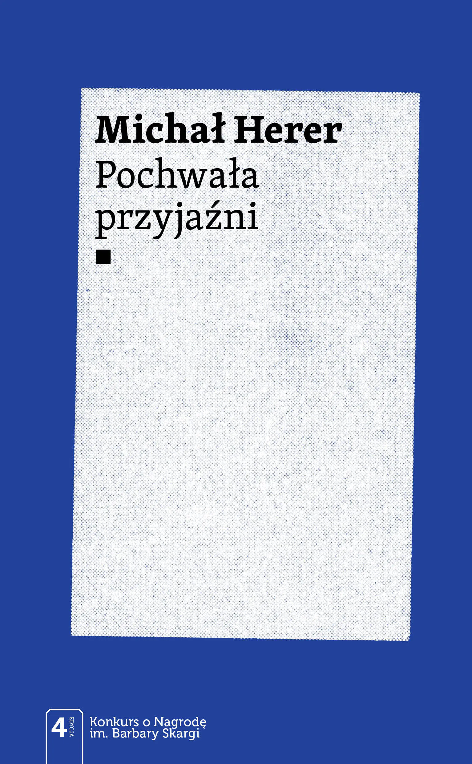 Książka - Pochwała przyjaźni