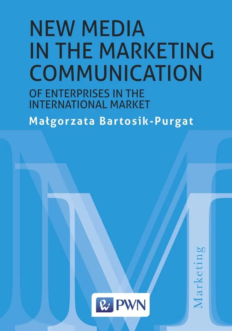 Książka - New media in the marketing communication of enterprises in the international market