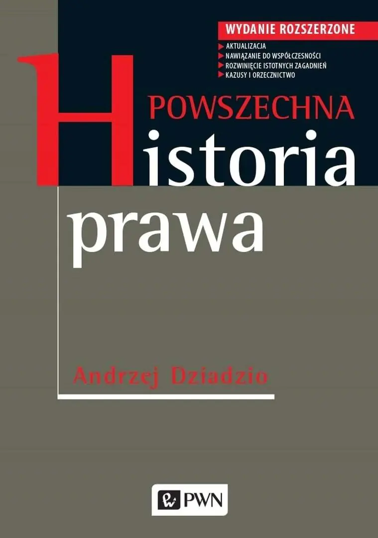 Książka - Powszechna historia prawa