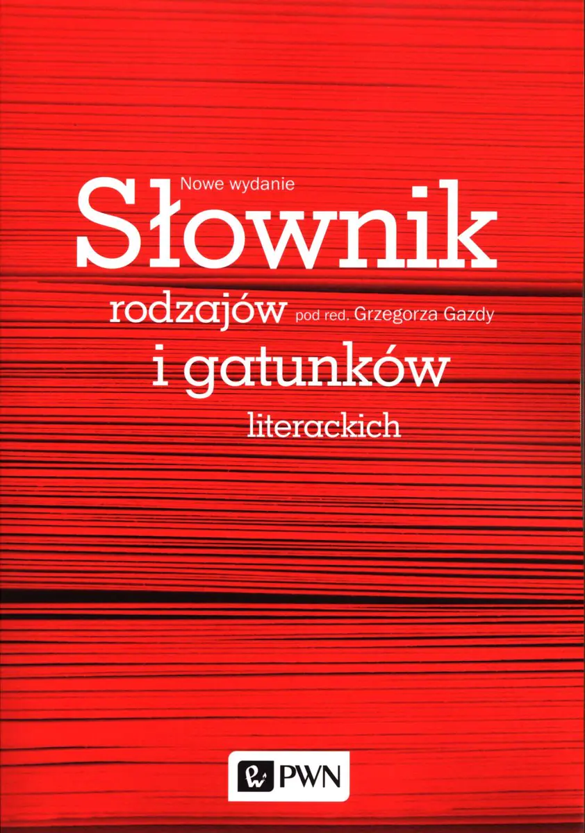 Książka - Słownik rodzajów i gatunków literackich