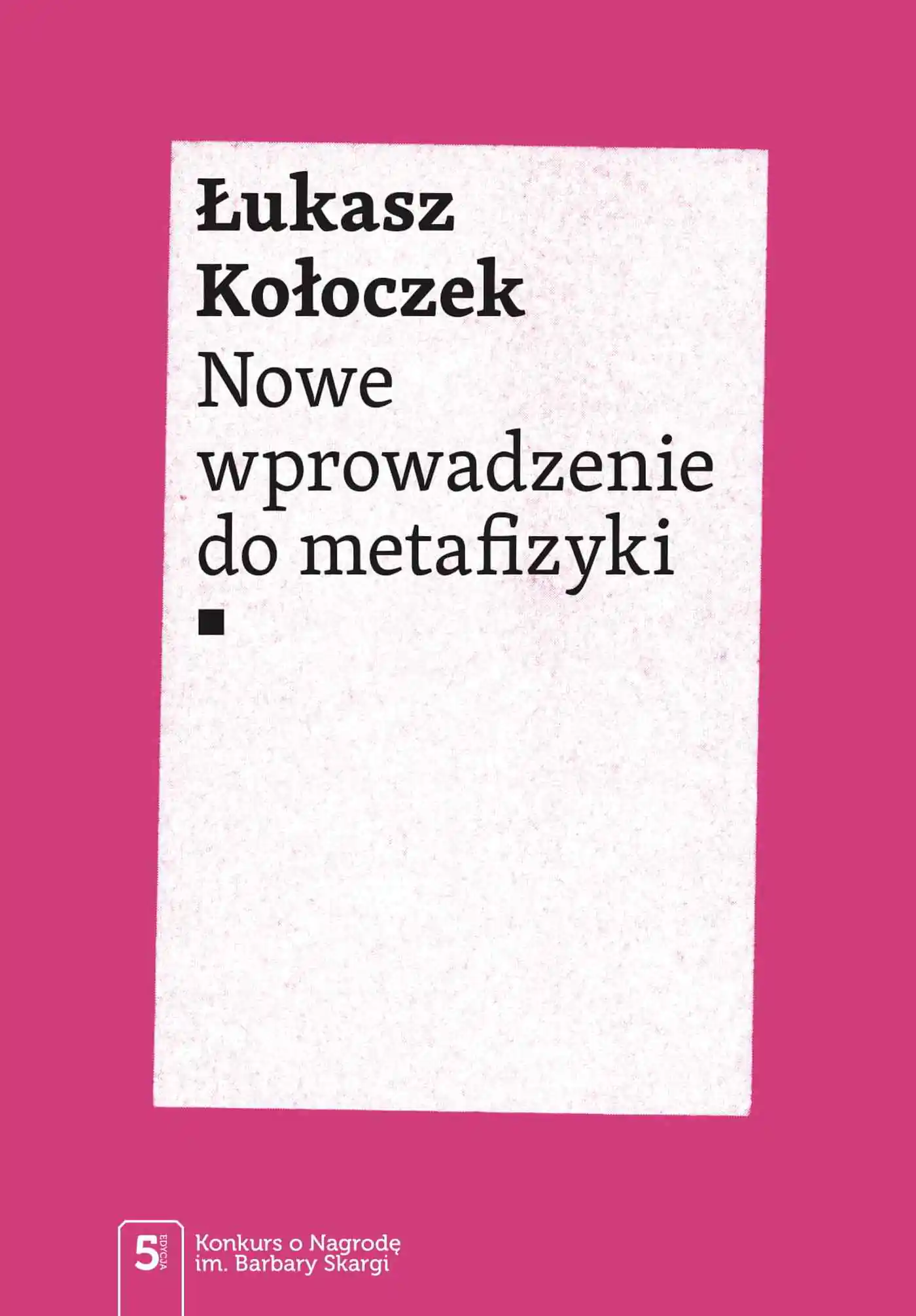 Książka - Nowe wprowadzenie do metafizyki