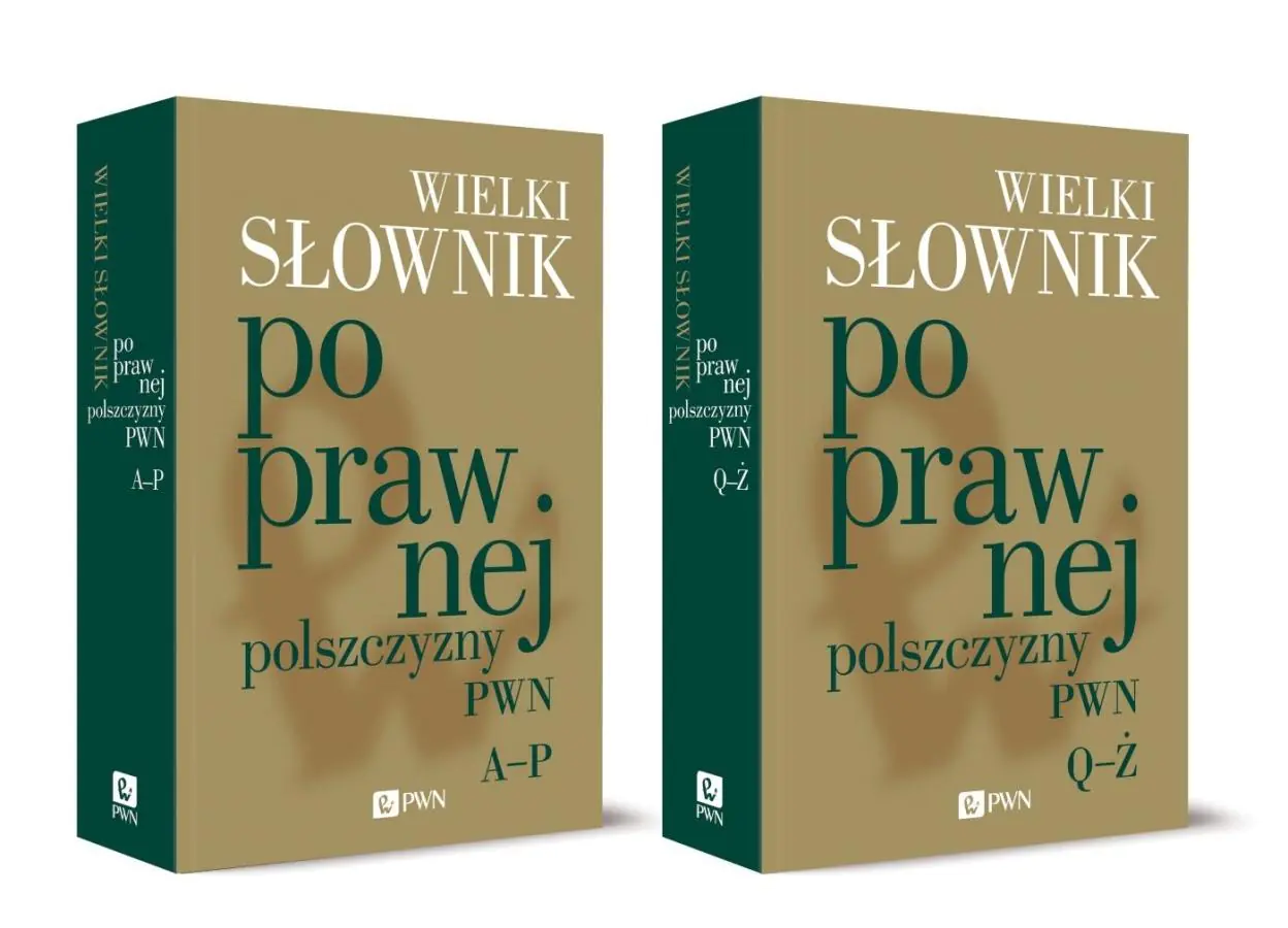 Książka - Wielki słownik poprawnej polszczyzny PWN Tom 1/2