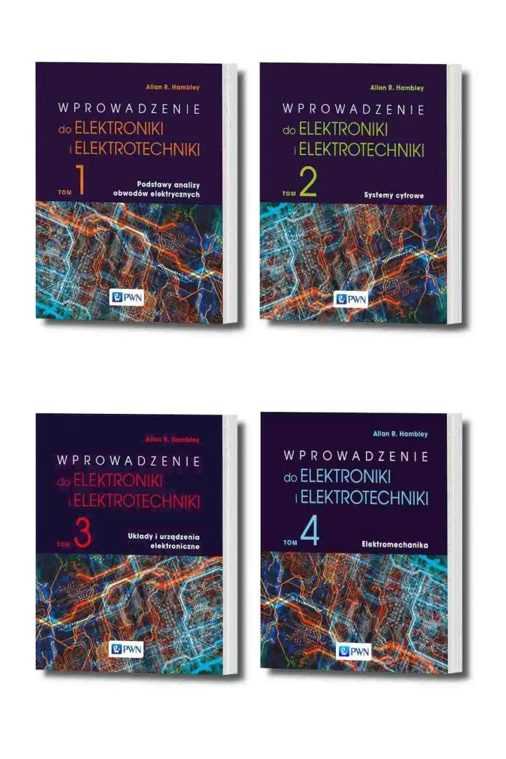 Książka - Wprowadzenie do elektroniki i elektrotechniki. Tomy 1-4
