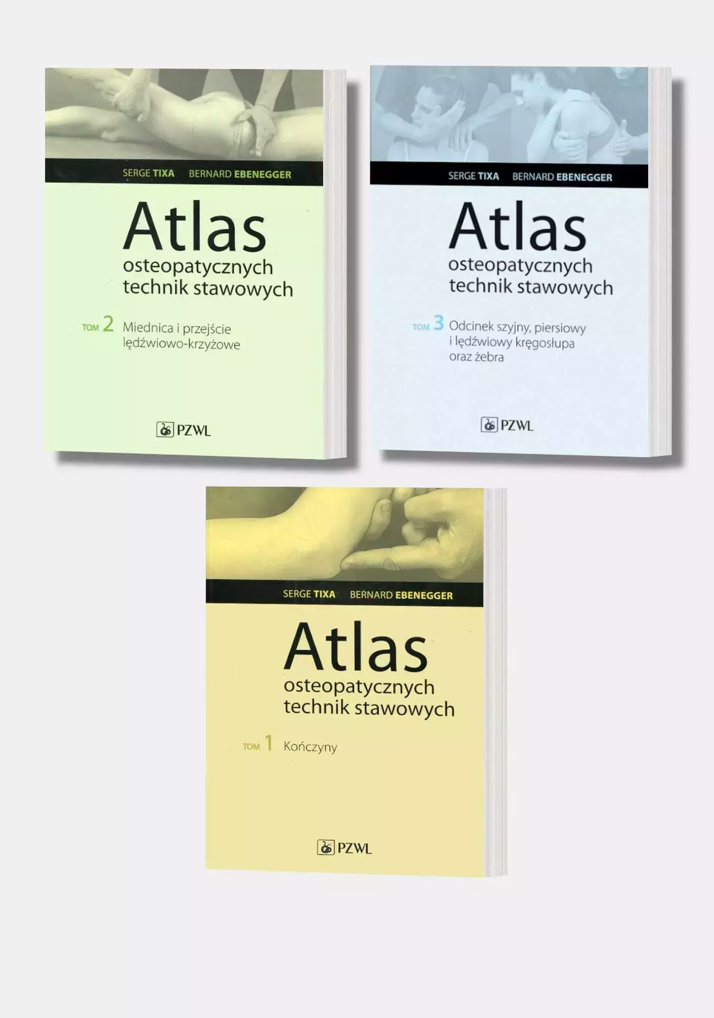 Książka - Atlas osteopatycznych technik stawowych. Tom 1-3