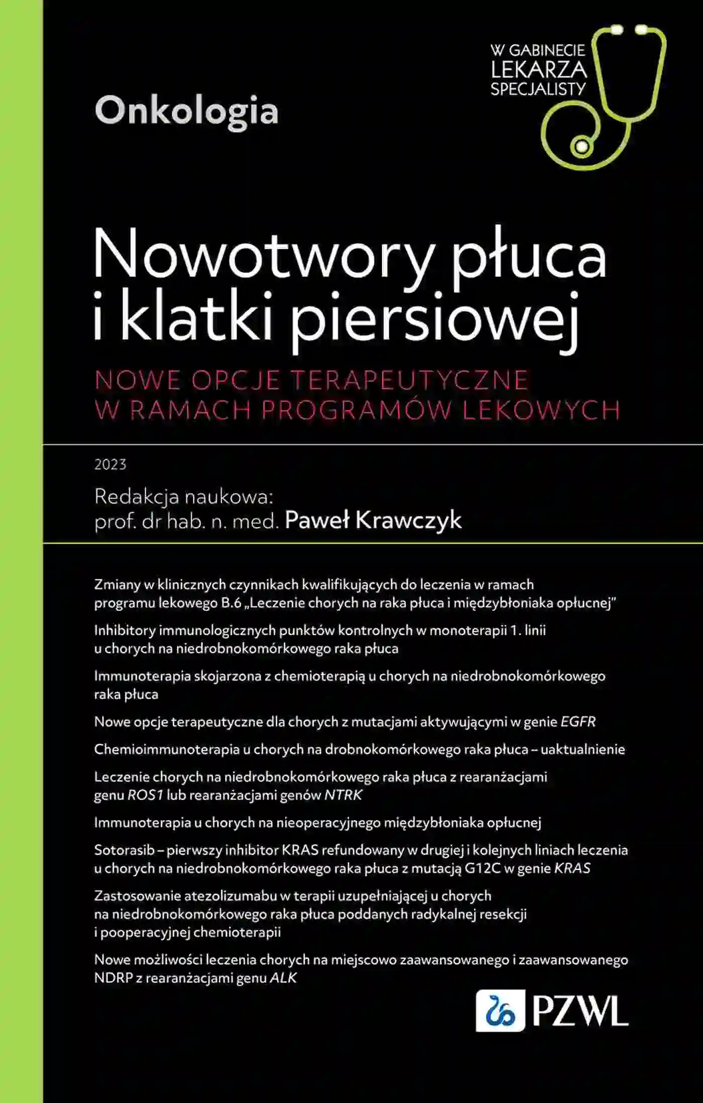 Książka - Nowotwory płuca i klatki piersiowej
