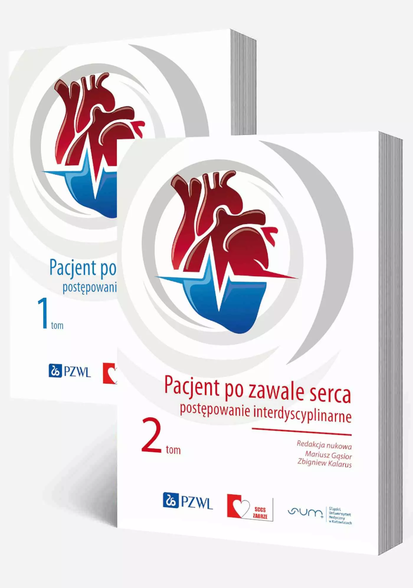 Książka - Pacjent po zawale serca. Postępowanie interdyscyplinarne. Tom 1-2