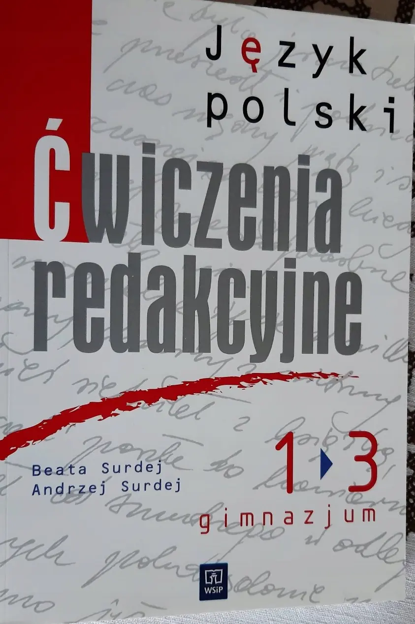 Książka - J.polski GIM  Ćwiczenia redakcyjne WSiP