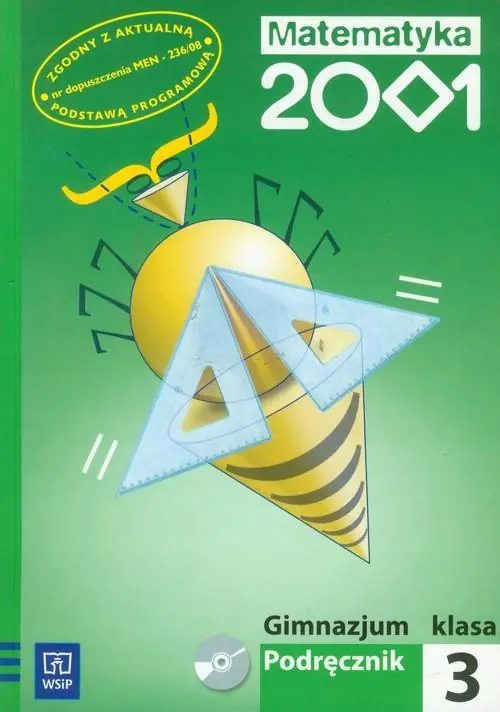 Książka - Z.matematyka gim kl 3. podręcznik. matematyka 2001 (2011)