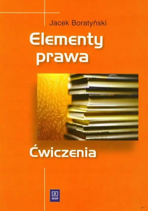 Książka - Elementy prawa ćw. wyd. 2009 Boratyński WSiP