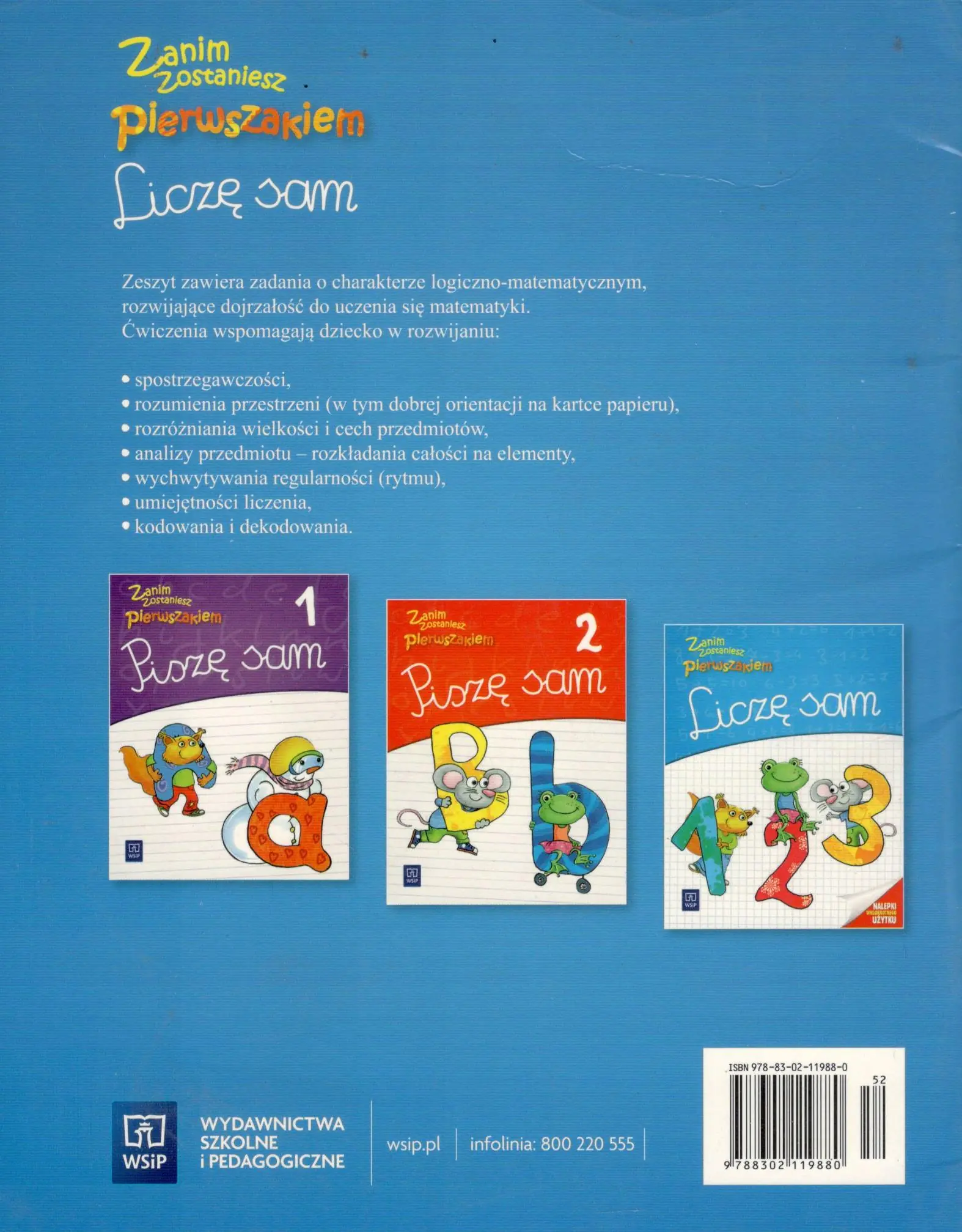 Książka - Zanim zostaniesz pierwszakiem. Liczę sam WSiP