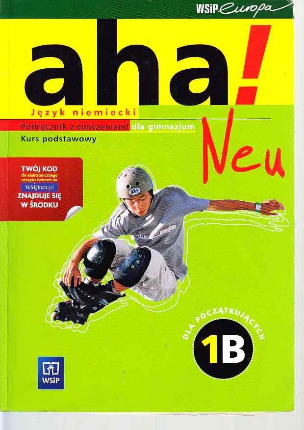 Książka - AHA! 1B Neu. Podręcznik