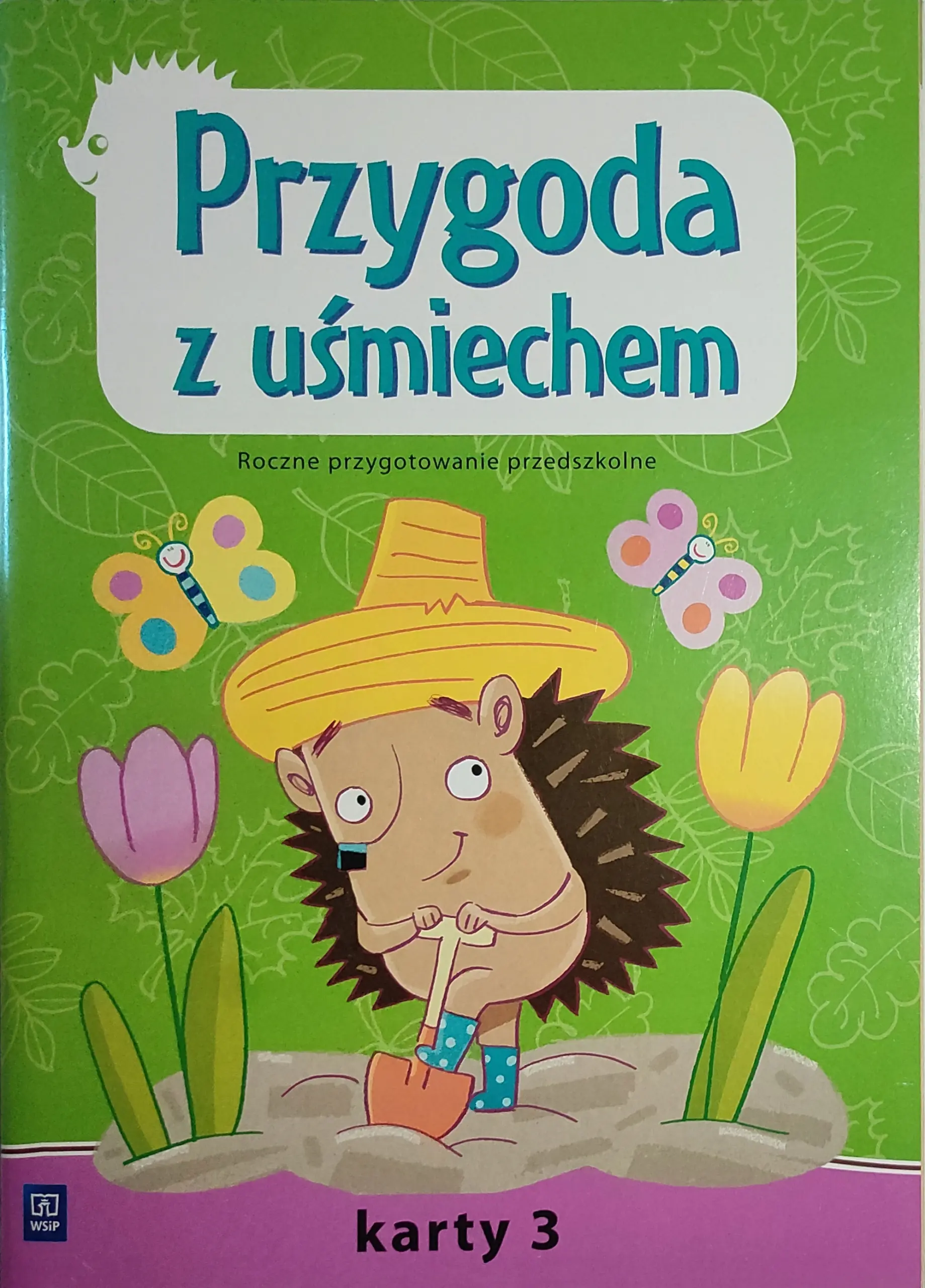 Książka - Przygoda z uśmiechem. Roczne przygotowanie przedszkolne. Karty pracy cz. 3