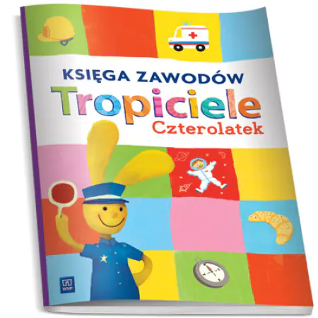 Książka - Tropiciele. Czterolatek. Księga zawodów