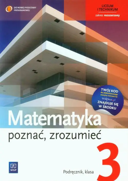 Książka - Matematyka LO Poznać... 3 podr ZR NPP w.2014 WSiP