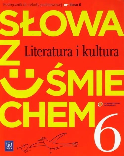 Książka - Słowa z uśmiechem. Język polski. Podręcznik literacki ze słowniczkiem. Klasa 6