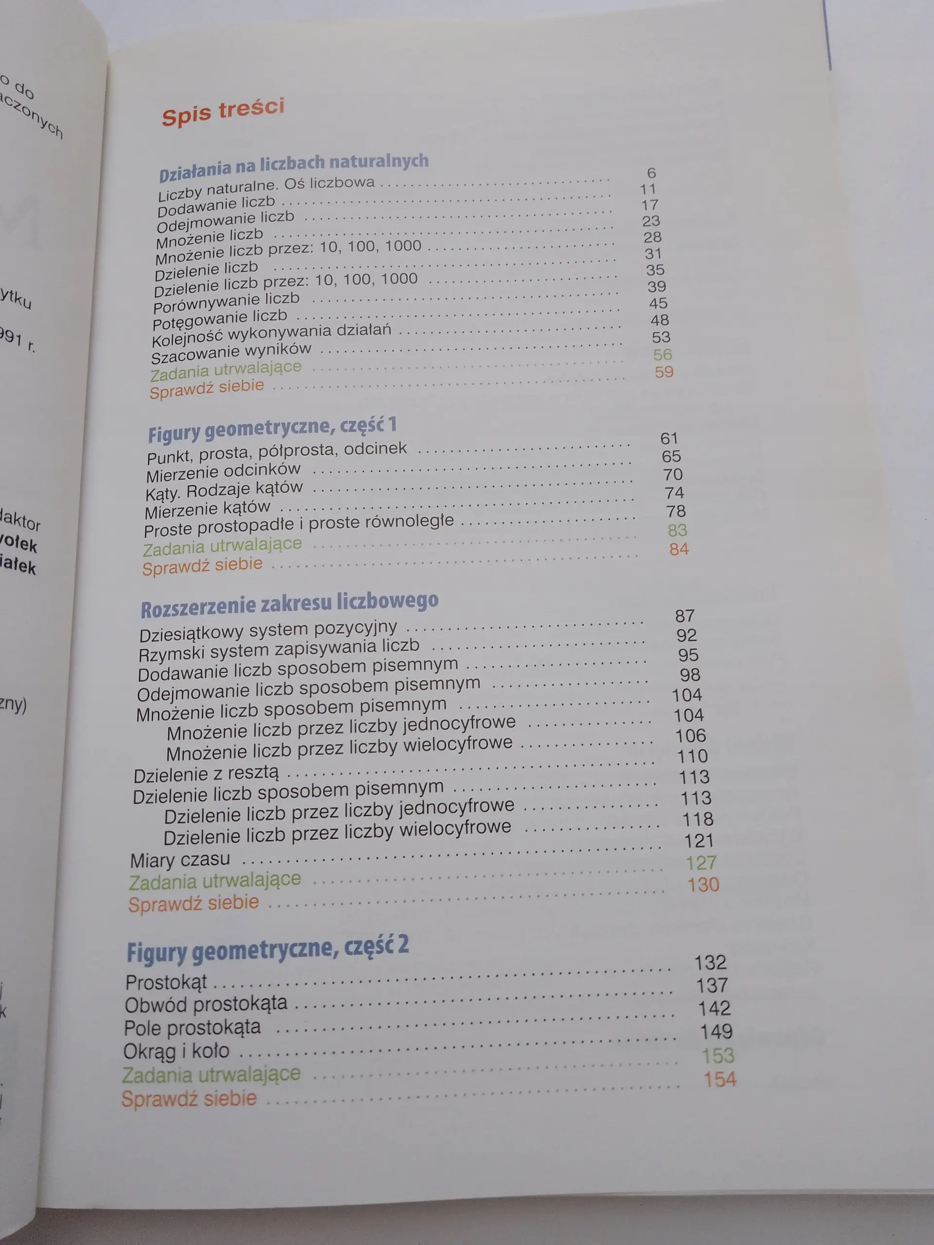 Książka - Matematyka SP Wokół nas 4 Podr. w.2015 WSIP