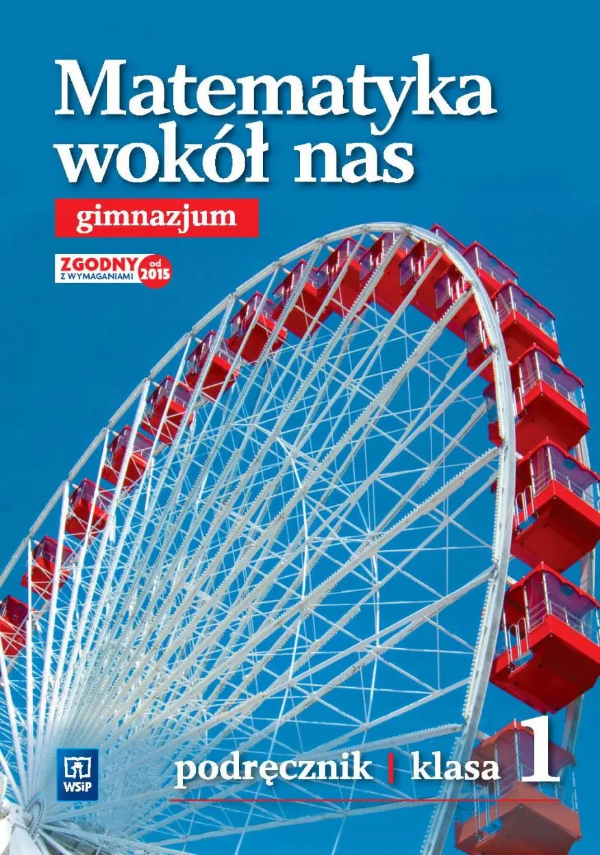 Książka - Matematyka GIM 1 Wokół nas Podr.w.2015 WSiP