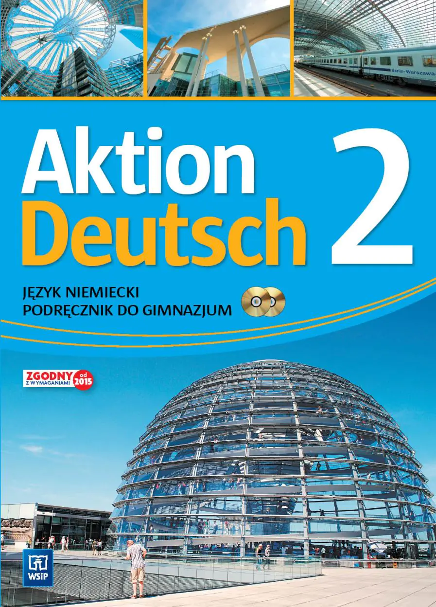 Książka - Aktion Deutsch 2 podręcznik + CD w.2016 WSIP