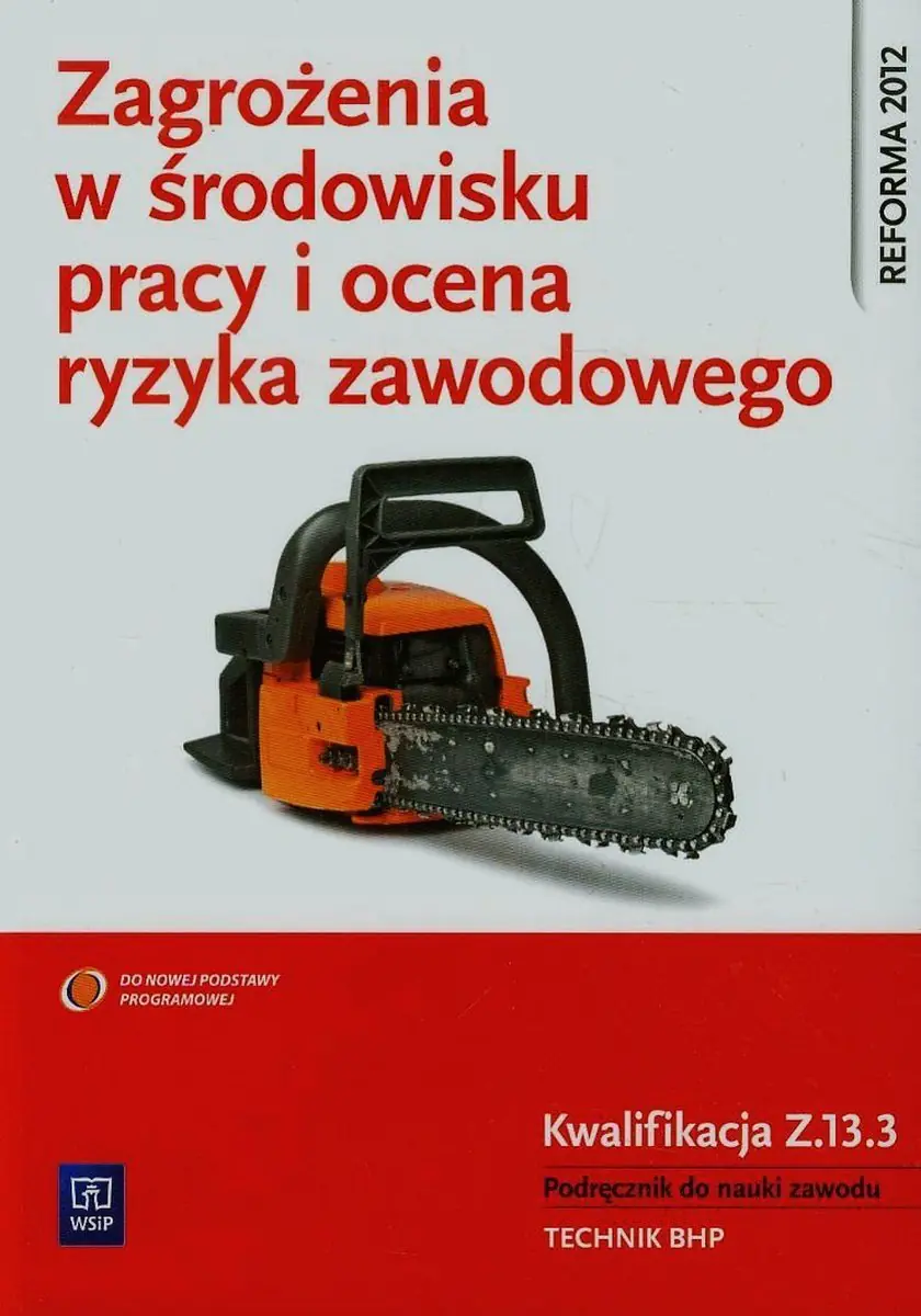 Książka - Zagrożenia w środowisku pracy i ocena ryzyka zawodowego. Technik BHP. Podręcznik. Kwalifikacja Z.13.3. Technikum