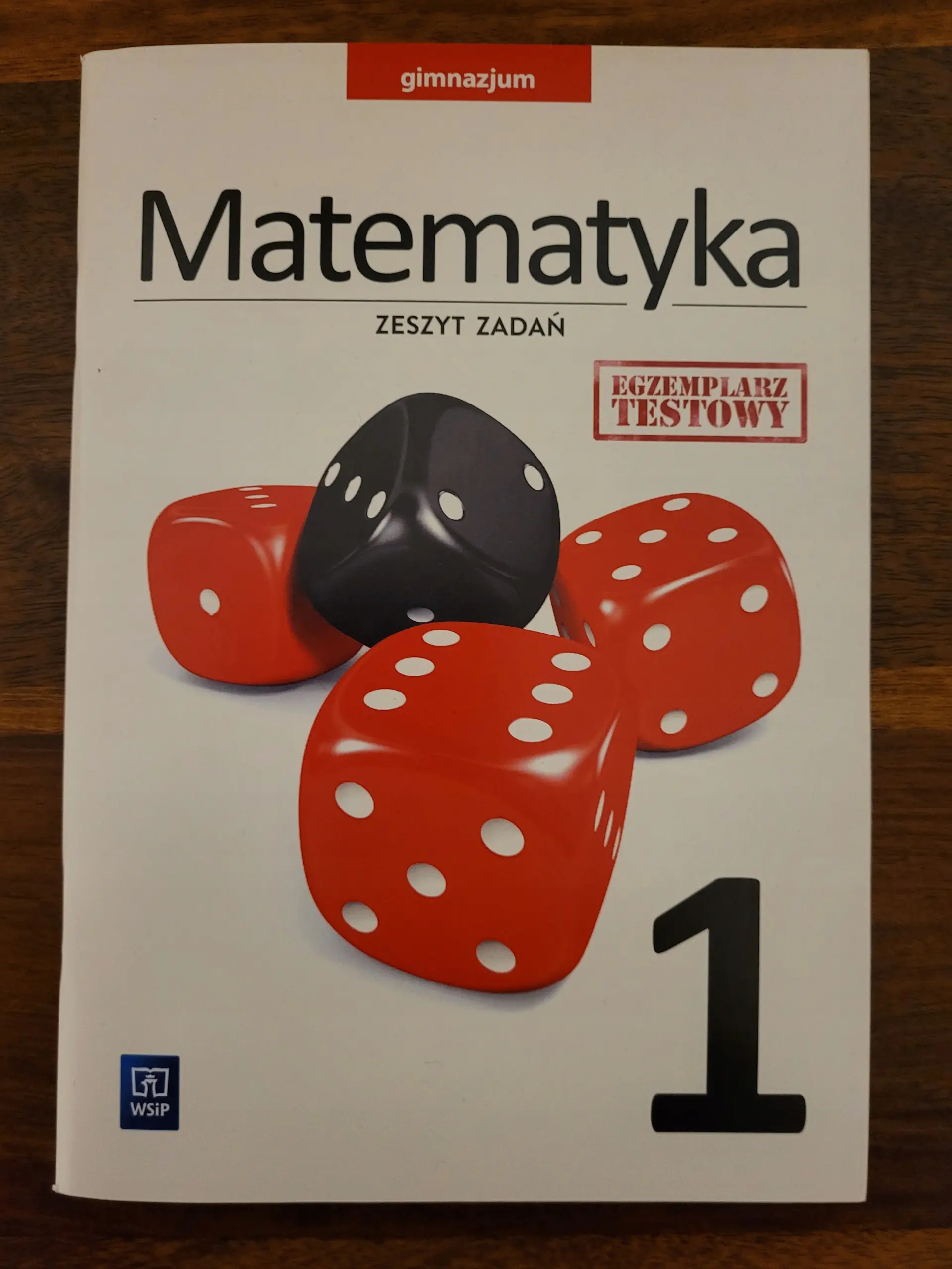 Książka - Matematyka GIM 1 Zeszyt zadań w.2016 WSiP