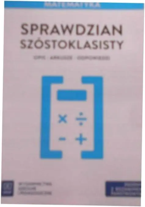 Książka - Matematyka. Sprawdzian. Arkusze egzaminacyjne. Zeszyt ćwiczeń. Klasy 4-6 Szkoła podstawowa