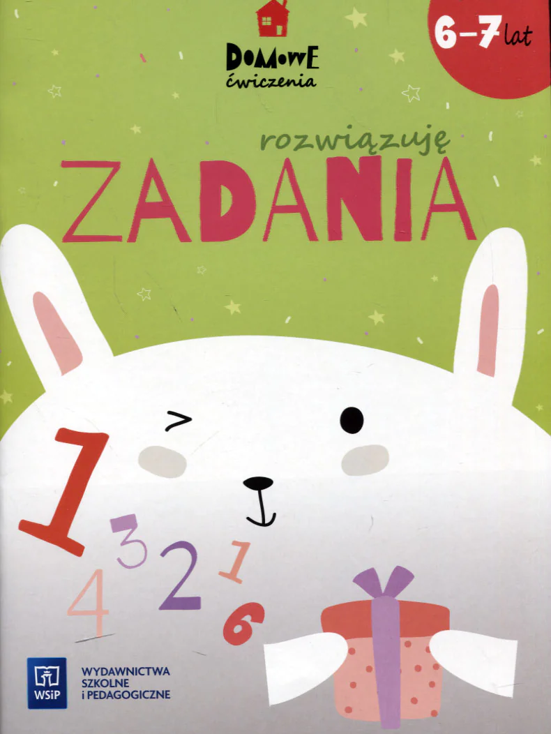 Książka - Domowe ćwiczenia. Rozwiązuję zadania. Wiek 6-7 lat