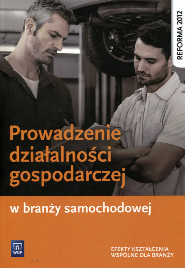 Książka - Prowadzenie działalności gospodarczej w branży samochodowej