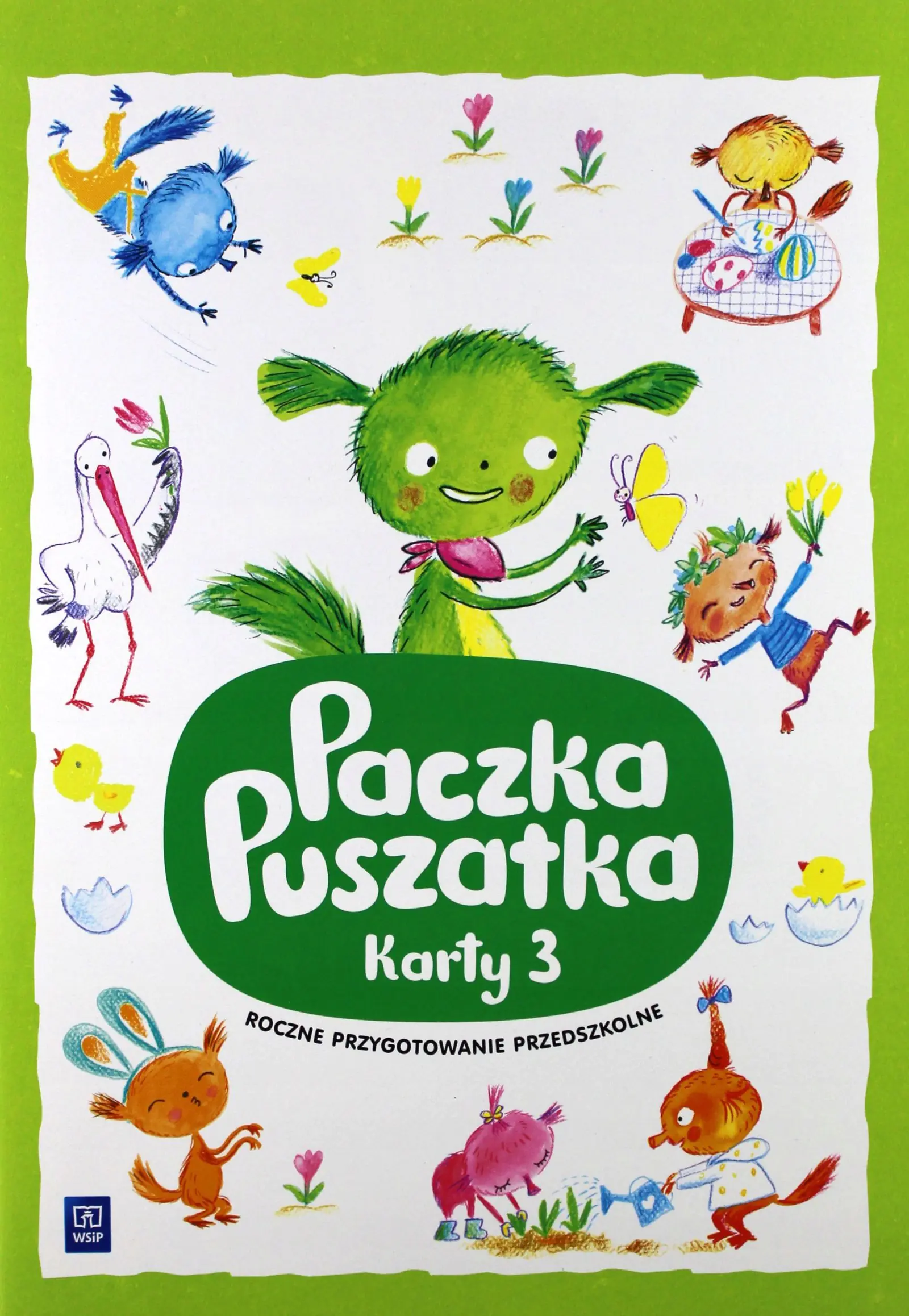 Książka - Paczka Puszatka. Karty pracy. Część 3. Roczne przygotowanie przedszkolne