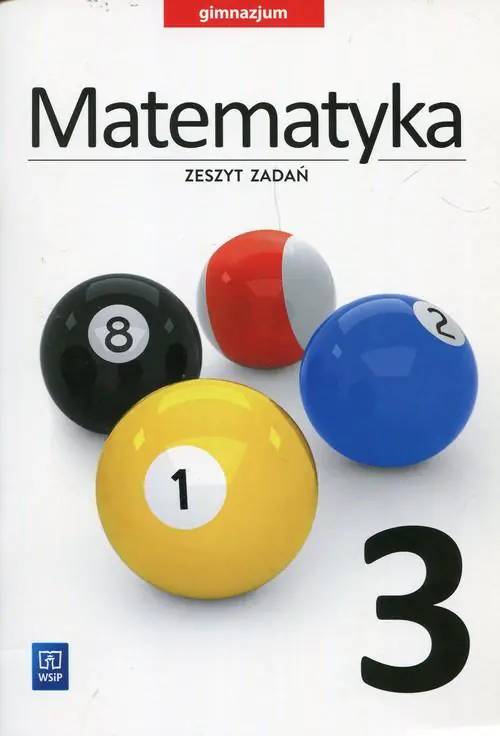 Książka - Matematyka GIM 3 Zeszyt zadań WSiP