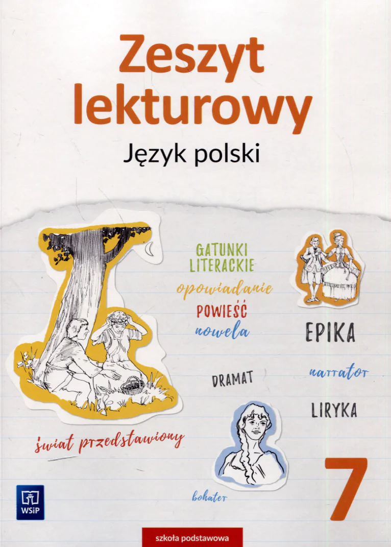 Książka - Zeszyt lekturowy 7. Język polski. Szkoła podstawowa