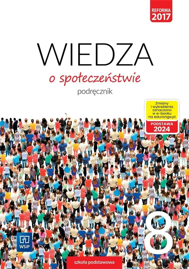 Książka - Wiedza o społeczeństwie. Podręcznik. Klasa 8. Szkoła podstawowa
