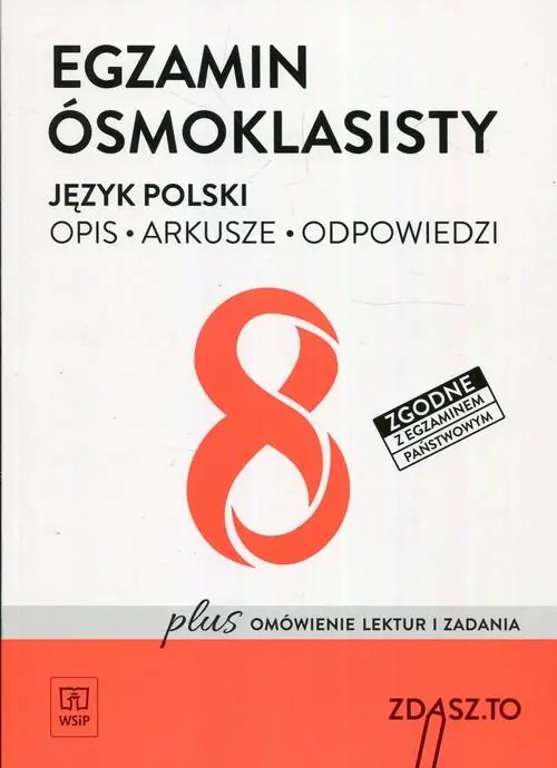 Książka - Egzamin ósmoklasisty. Język polski. Opis, arkusze, odpowiedzi. Szkoła podstawowa