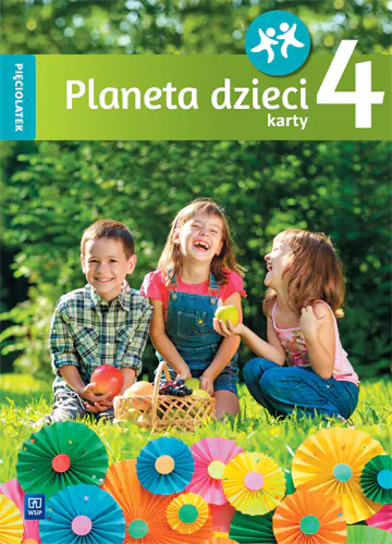 Książka - Planeta dzieci. Karty pracy. Pięciolatek. Część 4