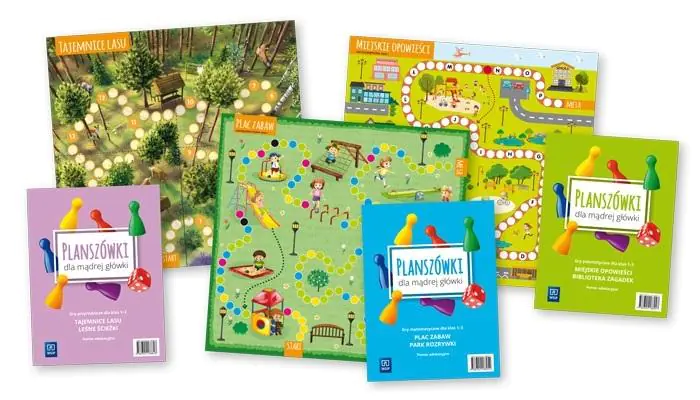 Książka - Planszówki dla mądrej główki. Materiał edukacyjny. Klasy 1-3