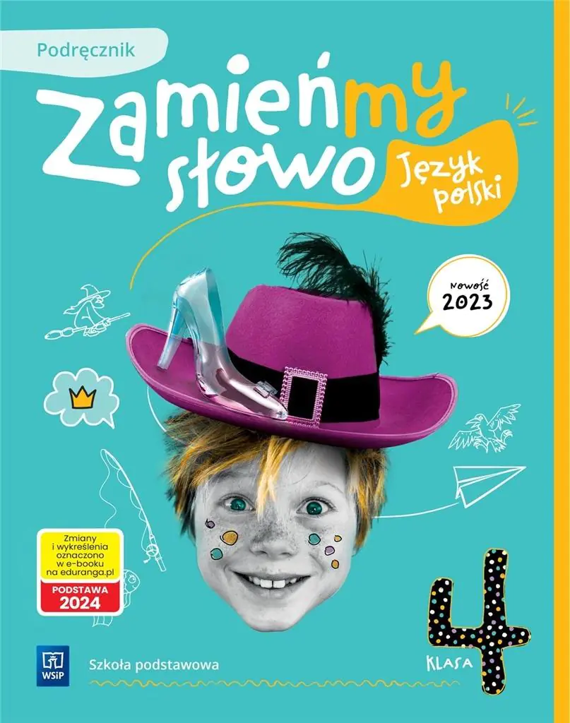 Książka - Zamieńmy słowo. Język polski. Podręcznik dla klasy 4. Szkoła podstawowa
