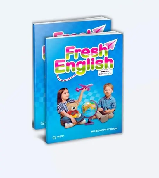 Książka - Fresh English. Blue Activity Book + My Places